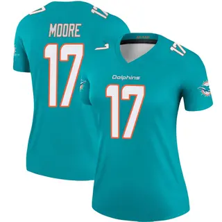 Miami Dolphins Women's Trey Moore Legend Jersey - Aqua
