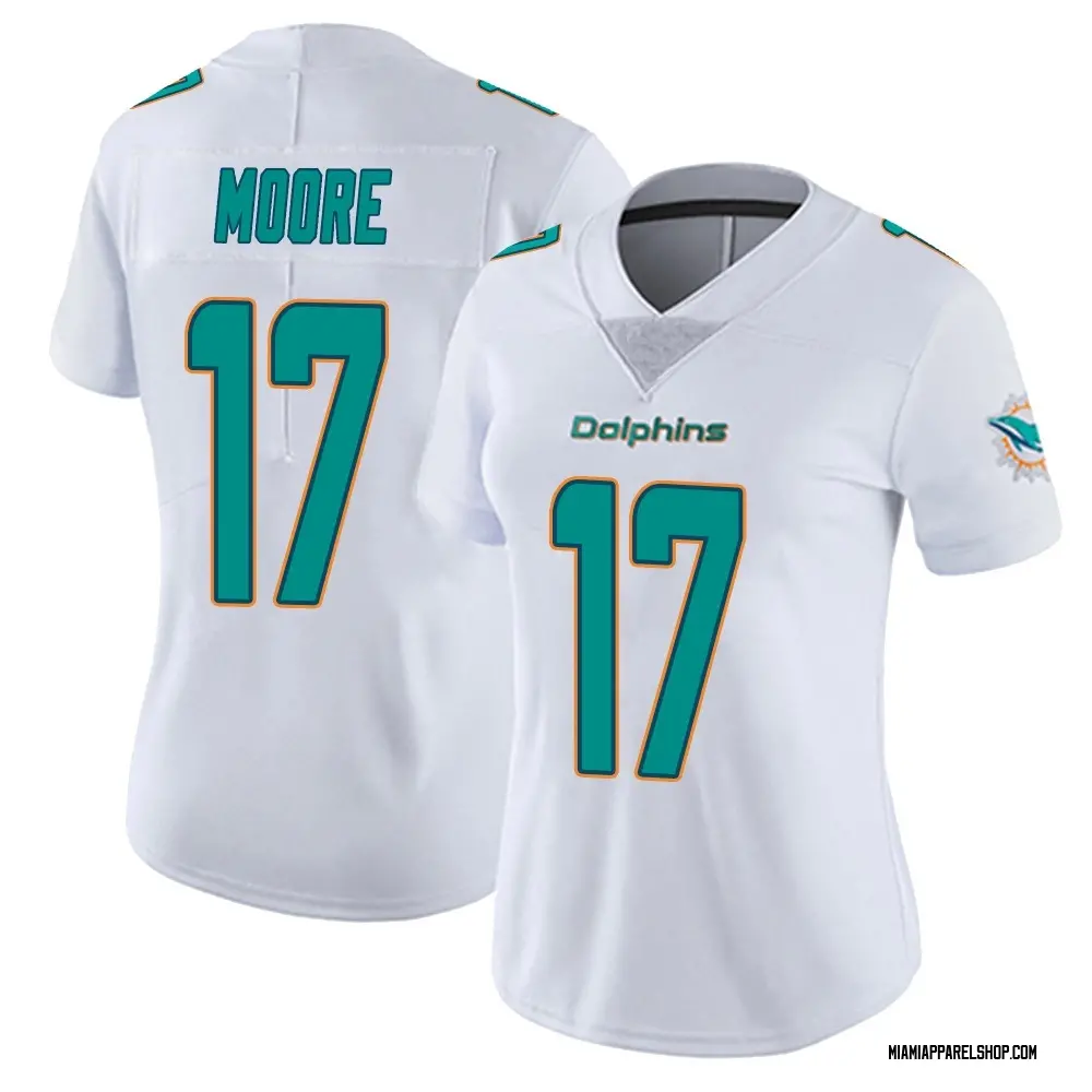 Miami Dolphins Women's Trey Moore limited Vapor Untouchable Jersey - White