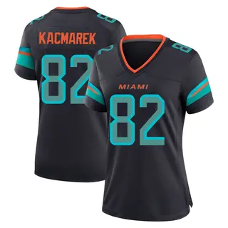 Miami Dolphins Women's Will Kacmarek Game Pitch 2025 Rivalries Collection Jersey - Blue