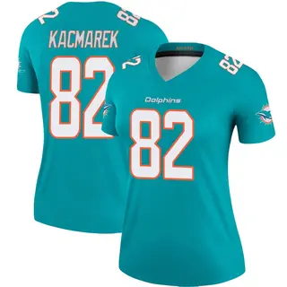 Miami Dolphins Women's Will Kacmarek Legend Jersey - Aqua
