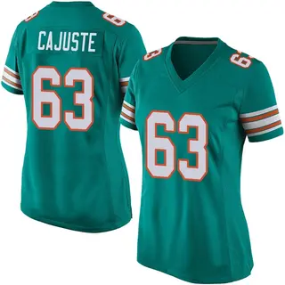 Miami Dolphins Women's Yodny Cajuste Game Alternate Jersey - Aqua