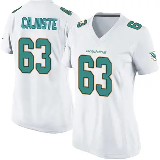 Miami Dolphins Women's Yodny Cajuste Game Jersey - White