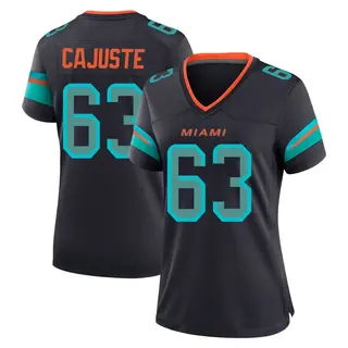 Miami Dolphins Women's Yodny Cajuste Game Pitch 2025 Rivalries Collection Jersey - Blue