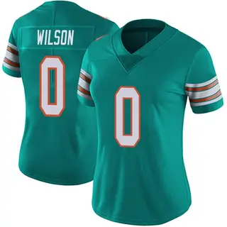 Miami Dolphins Women's Zach Wilson Limited Alternate Vapor Untouchable Jersey - Aqua