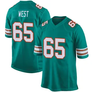 Miami Dolphins Youth Addison West Game Alternate Jersey - Aqua