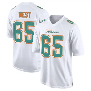 Miami Dolphins Youth Addison West Game Fashion Jersey - White