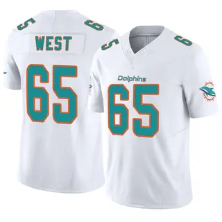 Miami Dolphins Youth Addison West Limited Vapor F.U.S.E. Jersey - White