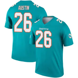Miami Dolphins Youth Alex Austin Legend Jersey - Aqua