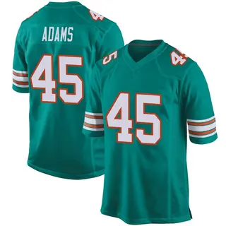 Miami Dolphins Youth BJ Adams Game Alternate Jersey - Aqua
