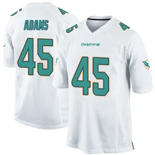 Miami Dolphins Youth BJ Adams Game Jersey - White