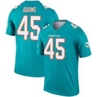 Miami Dolphins Youth BJ Adams Legend Jersey - Aqua