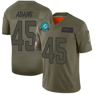 Miami Dolphins Youth BJ Adams Limited 2019 Salute to Service Jersey - Camo