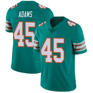 Miami Dolphins Youth BJ Adams Limited Alternate Vapor Untouchable Jersey - Aqua