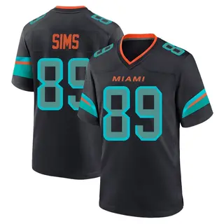 Miami Dolphins Youth Ben Sims Game Pitch 2025 Rivalries Collection Jersey - Blue