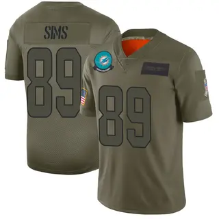 Miami Dolphins Youth Ben Sims Limited 2019 Salute to Service Jersey - Camo