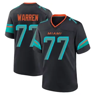 Miami Dolphins Youth Carter Warren Game Pitch 2025 Rivalries Collection Jersey - Blue