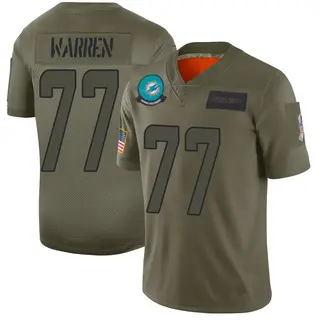 Miami Dolphins Youth Carter Warren Limited 2019 Salute to Service Jersey - Camo