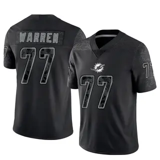 Miami Dolphins Youth Carter Warren Limited Reflective Jersey - Black