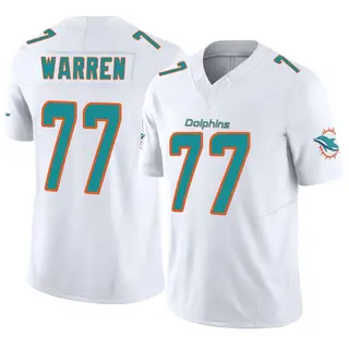 Miami Dolphins Youth Carter Warren Limited Vapor F.U.S.E. Jersey - White