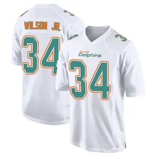 Miami Dolphins Youth Jeff Wilson Jr. Game Fashion Jersey - White
