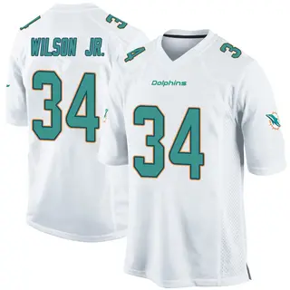 Miami Dolphins Youth Jeff Wilson Jr. Game Jersey - White