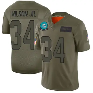 Miami Dolphins Youth Jeff Wilson Jr. Limited 2019 Salute to Service Jersey - Camo