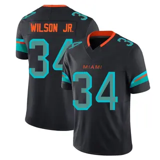 Miami Dolphins Youth Jeff Wilson Jr. Limited Pitch 2025 Rivalries Collection Jersey - Blue