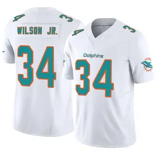 Miami Dolphins Youth Jeff Wilson Jr. Limited Vapor F.U.S.E. Jersey - White