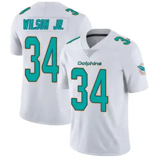 Miami Dolphins Youth Jeff Wilson Jr. limited Vapor Untouchable Jersey - White