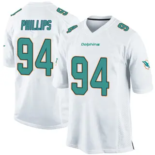 Miami Dolphins Youth Jordan Phillips Game Jersey - White