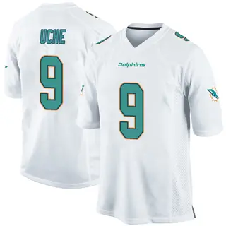 Miami Dolphins Youth Joshua Uche Game Jersey - White