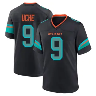 Miami Dolphins Youth Joshua Uche Game Pitch 2025 Rivalries Collection Jersey - Blue