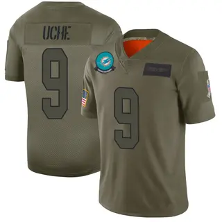 Miami Dolphins Youth Joshua Uche Limited 2019 Salute to Service Jersey - Camo
