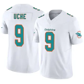 Miami Dolphins Youth Joshua Uche Limited Vapor F.U.S.E. Jersey - White