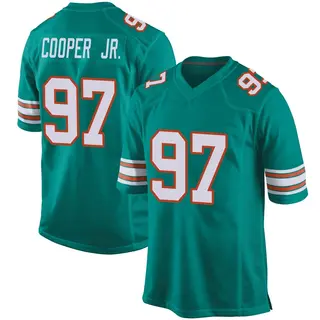 Miami Dolphins Youth Keith Cooper Jr. Game Alternate Jersey - Aqua