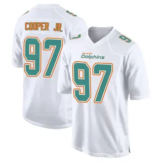 Miami Dolphins Youth Keith Cooper Jr. Game Fashion Jersey - White