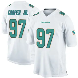 Miami Dolphins Youth Keith Cooper Jr. Game Jersey - White
