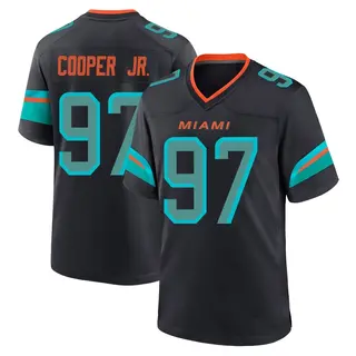 Miami Dolphins Youth Keith Cooper Jr. Game Pitch 2025 Rivalries Collection Jersey - Blue