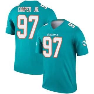 Miami Dolphins Youth Keith Cooper Jr. Legend Jersey - Aqua