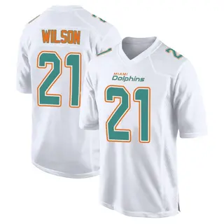 Miami Dolphins Youth Marco Wilson Game Fashion Jersey - White