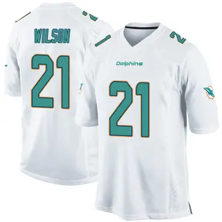 Miami Dolphins Youth Marco Wilson Game Jersey - White