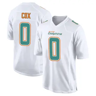 Miami Dolphins Youth Marques Cox Game Fashion Jersey - White