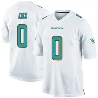 Miami Dolphins Youth Marques Cox Game Jersey - White