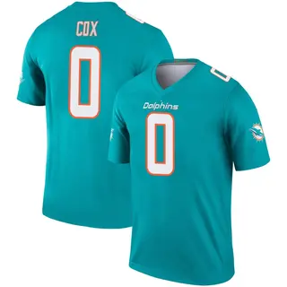 Miami Dolphins Youth Marques Cox Legend Jersey - Aqua