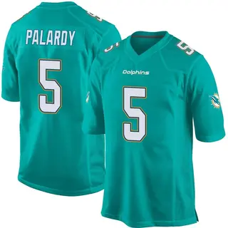 Miami Dolphins Youth Michael Palardy Game Team Color Jersey - Aqua