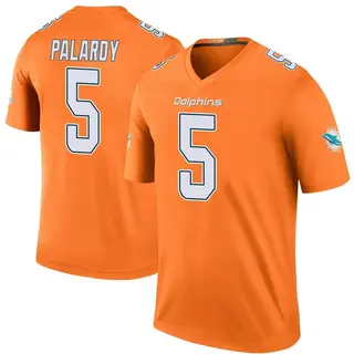 Miami Dolphins Youth Michael Palardy Legend Color Rush Jersey - Orange