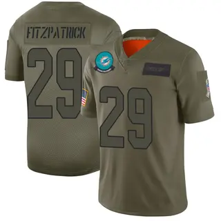 Miami Dolphins Youth Minkah Fitzpatrick Limited 2019 Salute to Service Jersey - Camo
