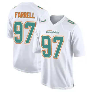 Miami Dolphins Youth Neil Farrell Game Fashion Jersey - White