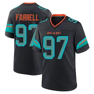 Miami Dolphins Youth Neil Farrell Game Pitch 2025 Rivalries Collection Jersey - Blue