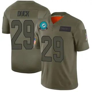 Miami Dolphins Youth Storm Duck Limited 2019 Salute to Service Jersey - Camo